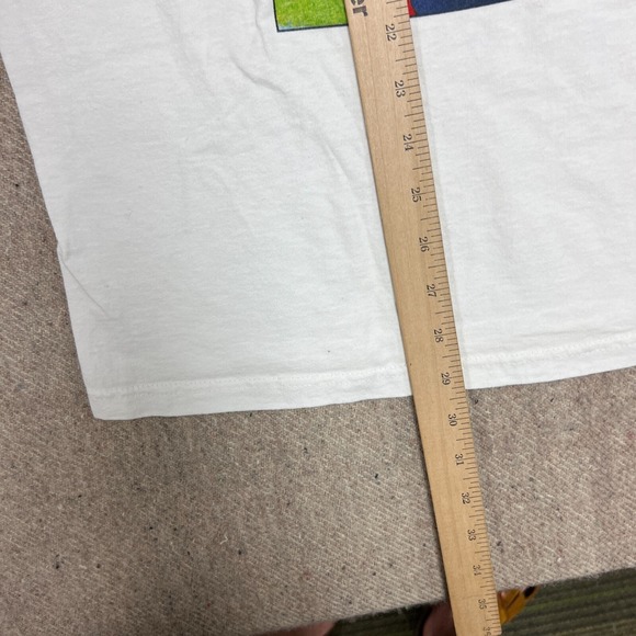 Vintaeg John Elway Shirt Mens XL White 1990s Denver Broncos NFL Football - Picture 8 of 9